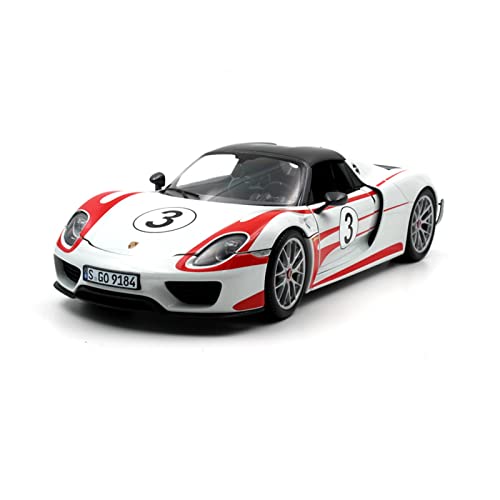 CHENXIAOLAN Miniaturmodelle Für Porsche 918 Martini Lackierung Version 3# 1 18 Alu-Automodell Boutique Spielzeug Geschenkkollektion Fertigmodell von CHENXIAOLAN