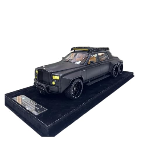 CHENXIAOLAN Miniaturmodelle Für Rolls-Royce Phantom 1:18 Harzautomodell Oldtimer-Erinnerungsstückesammlung Für Erwachsene Fertigmodell(Matte Black) von CHENXIAOLAN