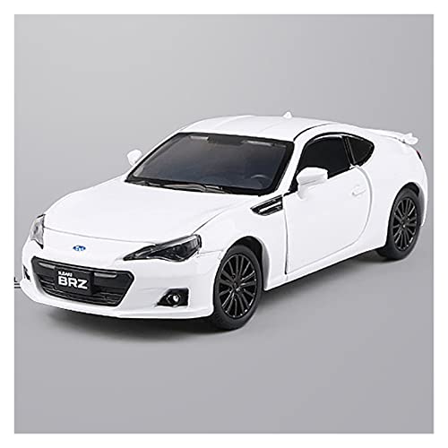 CHENXIAOLAN Miniaturmodelle Für Subaru BRZ 1 32 Simulation Diecast Alloy Automodell Sound Und Licht Pull Back Kinderspielzeug Sammlerstücke Fertigmodell(Weiß) von CHENXIAOLAN