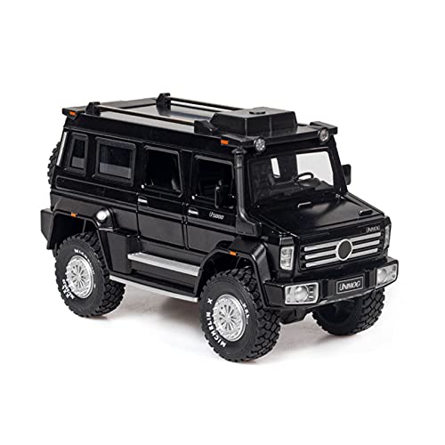 CHENXIAOLAN Miniaturmodelle Für Unimog 1 28 Simulation Diecast Alloy Automodell Zurückziehen Kinder Geländewagen Spielzeug Sammlerstücke Fertigmodell(Schwarz) von CHENXIAOLAN