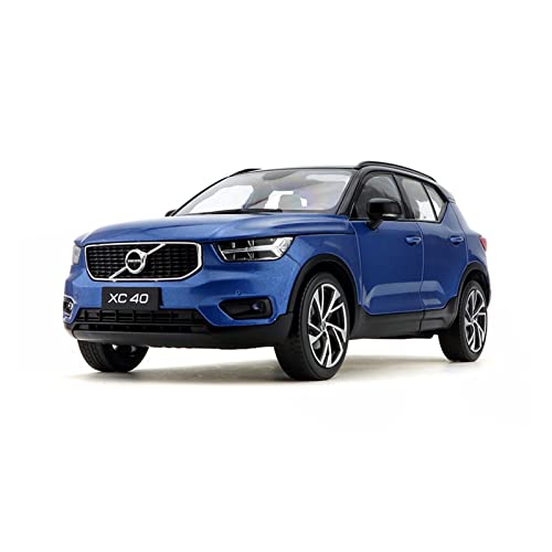 CHENXIAOLAN Miniaturmodelle Für Volvo XC40 SUV 1 18 Alu-Automodell Geländewagenserie Sammlerstück Dekoration Spielzeug Geschenk Fertigmodell(Blau) von CHENXIAOLAN