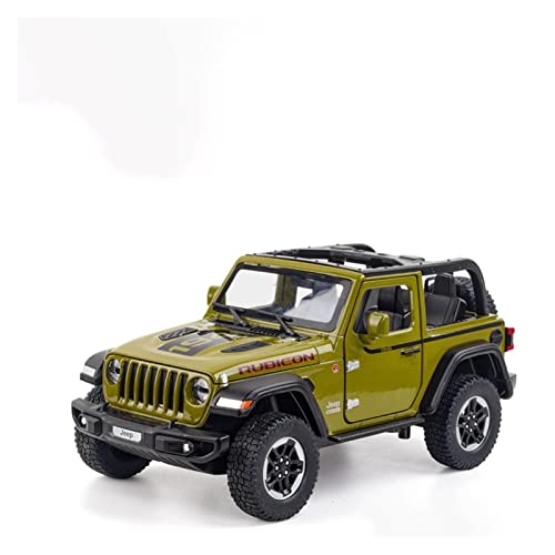 CHENXIAOLAN Miniaturmodelle Für Wrangler 1941 1:20 Simulation Diecast Legierung Offroad-Automodell Sound Licht Kinder Spielzeugfahrzeug Geschenke Fertigmodell(Grün) von CHENXIAOLAN