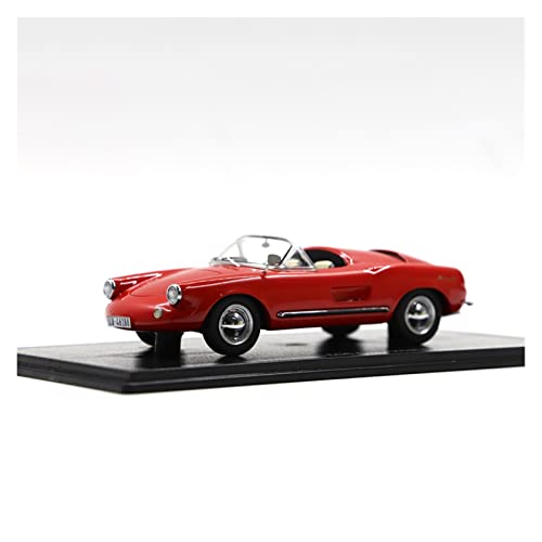 CHENXIAOLAN Miniaturmodelle Maßstab 1 43 1957 506 Cabrio Sportwagen Modell Rot Für Erwachsene Classic Collection Souvenir Display Fertigmodell von CHENXIAOLAN