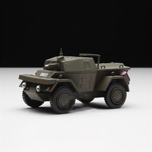 CHENXIAOLAN Miniaturmodelle Maßstab 1 43 für Lancia Vintage Wheeled Armored Vehicle 1949 Military Chariot Alloy Car Model Car Fertigmodell von CHENXIAOLAN