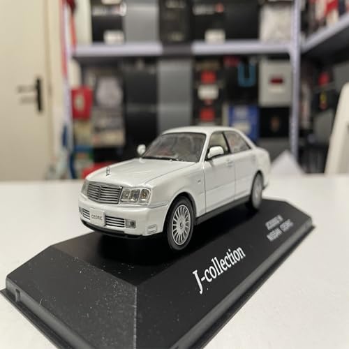 CHENXIAOLAN Miniaturmodelle Maßstab 1 43 für Nissan Duke King Cedric Y34 Legierungsauto, statisches Sammlermodell, weißes Metallspielzeugauto Fertigmodell von CHENXIAOLAN