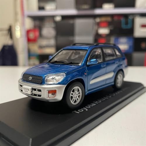 CHENXIAOLAN Miniaturmodelle Maßstab 1 43 für Rongfang Rav4 5-türige Version 2001, Blaue Legierung, statisches Sammlungsauto-Modellfahrzeug Fertigmodell von CHENXIAOLAN