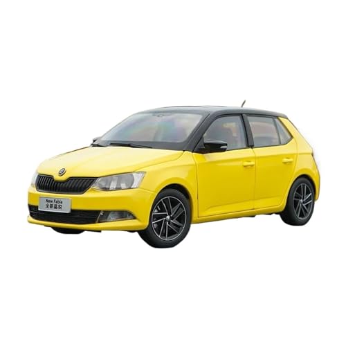 CHENXIAOLAN Miniaturmodelle Modell Im Maßstab 1 18 Für Skoda Fabia, Autolegierung, Druckgussmodell, Statisches Display-Souvenir Fertigmodell(Rot) von CHENXIAOLAN