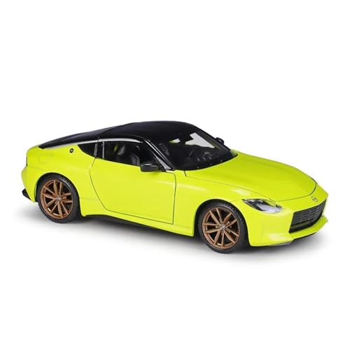 CHENXIAOLAN Miniaturmodelle Modell Im Maßstab 1 24 Für Nissan 2023 Nissan Sportwagensimulation, Fertiges Automodell Aus Legierung Fertigmodell(Grün) von CHENXIAOLAN