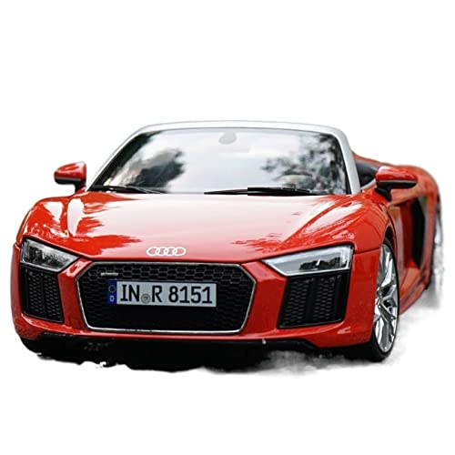 CHENXIAOLAN Miniaturmodelle Passend Für Audi R8 V10 Plus Spyder Roadster Alloy Die Casting Car Model 1 18 Fertigmodell(A) von CHENXIAOLAN