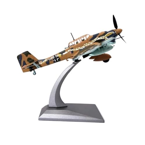 CHENXIAOLAN Vorgefertigte Luftfahrzeug-Modelle 1:72 Für Messerschmitt JU-87 Fighter Legierung Militärflugzeug Modell Druckguss Metall Modell Flugzeug Fertigmodelle von CHENXIAOLAN