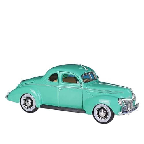 Miniaturmodelle 1 18 Für Ford 1939 Deluxe Classic Classic Car Druckgusslegierung Retro Simulation Car Model Collection Fertigmodell(B) von CHENXIAOLAN