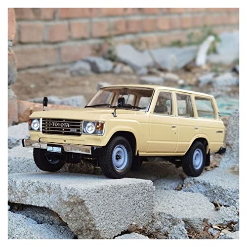 Miniaturmodelle 1 18 Für Toyota Land Cruiser LC60 Legierung Geländewagenmodell Druckguss Fahrzeugsimulation Sammlerstück Souvenir Fertigmodell(Beige) von CHENXIAOLAN