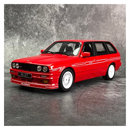 Miniaturmodelle 1 18 for BMW Alpina B3 2.7 Touring (E30) Rot OT366 Harz Automodell Erwachsene Sammlung Geschenk Sammlung Geschenk Fertigmodell von CHENXIAOLAN