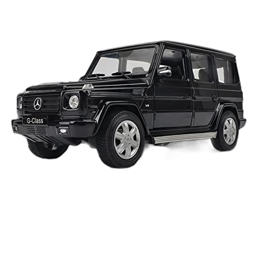 Miniaturmodelle 1 24 Für Benz G-Klasse SUV Simulation Legierung Automodell Diecast Vehicle Toys Collection Display Gift Fertigmodell(Schwarz) von CHENXIAOLAN