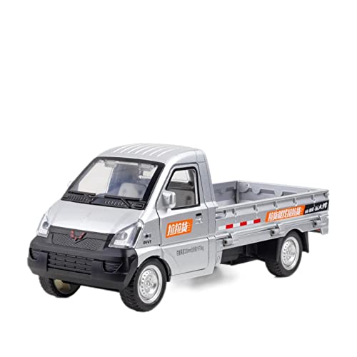 CHENXIAOLAN Miniaturmodelle 1 24 Für Wuling Truck Simulation Diecast Car Model Sound Light Zurückziehen Spielzeugfahrzeuge Geschenk Fertigmodell(A) von CHENXIAOLAN