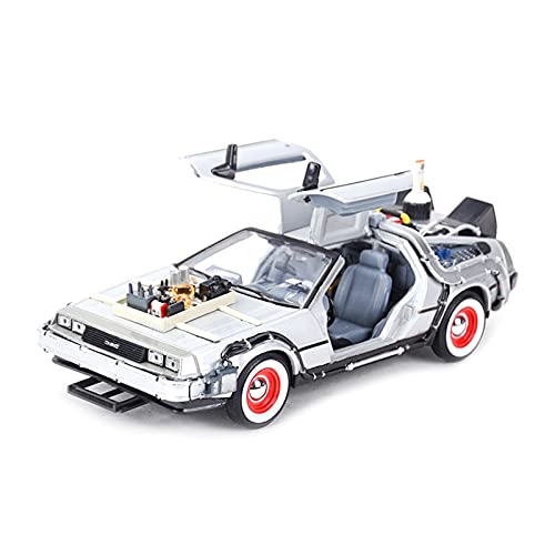 Miniaturmodelle 1 24 for DMC-12 Delorean Time Machine Zurück In Die Zukunft Static Diecast Car Model Collection Geschenk Spielzeugauto Handwerk Fertigmodell(3) von CHENXIAOLAN