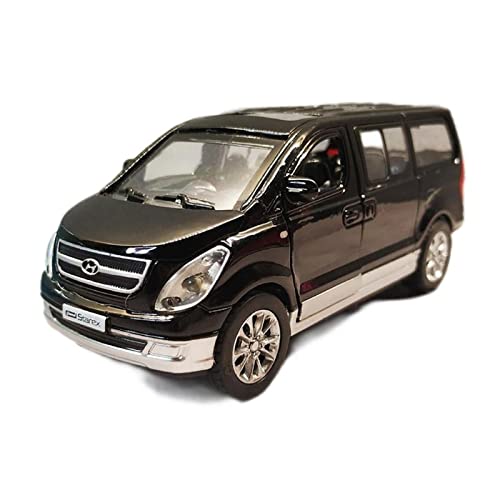 Miniaturmodelle 1 32 Für Hyundai STAREX Alloy Die Cast Van Bread Business Car MPV Sound Light Pull Back Fertigmodell(A) von CHENXIAOLAN