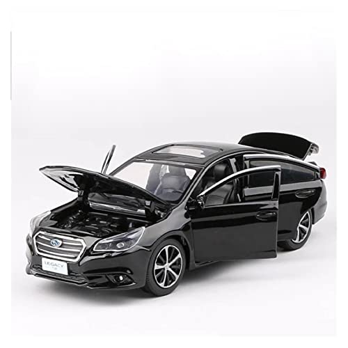 Miniaturmodelle 1 32 Für Subaru Legacy Diecast Alloy Automodelle Mit Sound Light Pull Back Fertigmodell(Schwarz) von CHENXIAOLAN