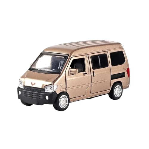 Miniaturmodelle 1 32 Für Wuling Rongguang Van MPV Legierung Auto Druckguss Metall Modell Sound Und Licht Spielzeug Sammlung Display Fertigmodell(Gold) von CHENXIAOLAN