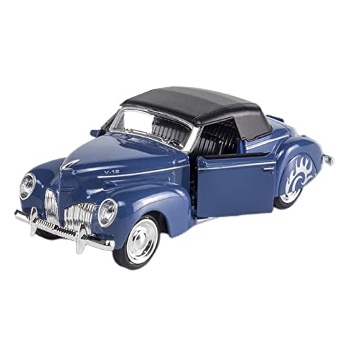 CHENXIAOLAN Miniaturmodelle 1:38 Für Lincoln Convertible Classic Car Legierung Kinderspielzeugauto Mit Sound Light Modell Fertigmodell(A) von CHENXIAOLAN