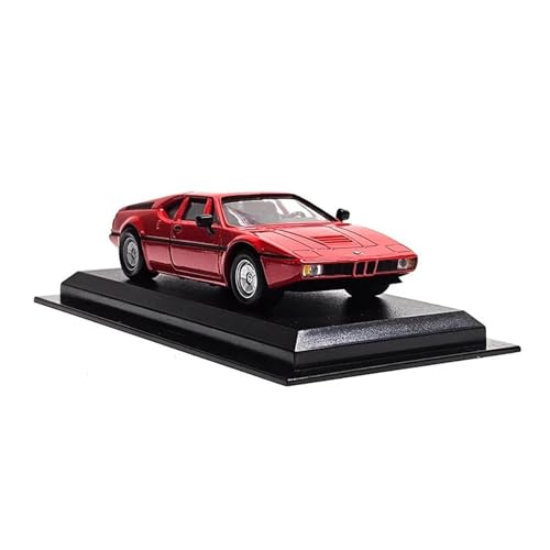 CHENXIAOLAN Miniaturmodelle 1:43 Für BMW M1 Super Sportwagen Legierung Oldtimer Modell Hobby Spielzeug Metall Ornament Souvenir Display Fertigmodell von CHENXIAOLAN