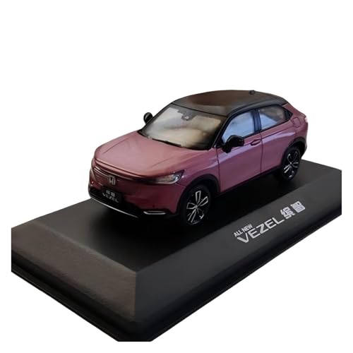 CHENXIAOLAN Miniaturmodelle 1:43 Für VEZEL 2023 Simulation Legierung Modell Auto Spielzeug Diecast Sammeln Ornament Fertigmodell(Red) von CHENXIAOLAN