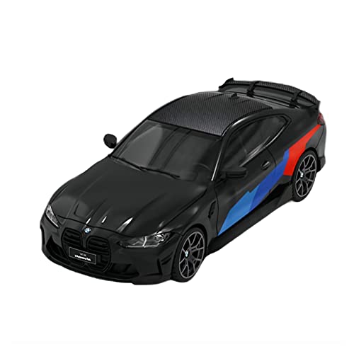 Miniaturmodelle Für BMW M4 1 64 Legierung Automodell Metall Druckguss Fahrzeug Kuchen Dekoration Display Fertigmodell(Schwarz) von CHENXIAOLAN