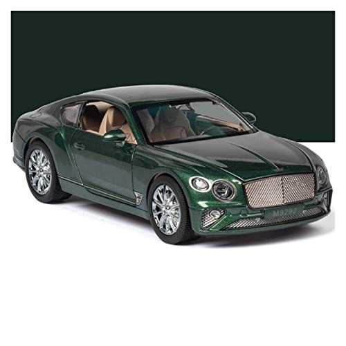 Miniaturmodelle Für Bentley Continental GT 1 24 Simulation Diecast Alloy Automodell Sound Und Licht Kinderspielzeug Sammlerstücke Fertigmodell(Grün) von CHENXIAOLAN