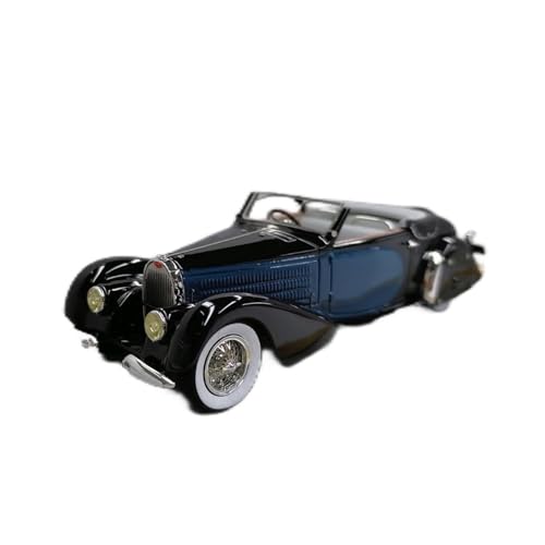 Miniaturmodelle Für Bugatti Typ 57 1936 1:43 Oldtimermodell Aus Kunstharz Miniatur-Replika-Fahrzeuge Für Die Erwachsenensammlung Fertigmodell(Convertible) von CHENXIAOLAN