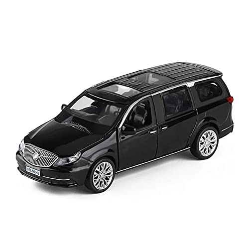 Miniaturmodelle Für Buick GL8 Avenir ES 1 32 Simulation Diecast Alloy MPV Automodell Sound Und Licht Spielzeug Sammlerstücke Fertigmodell(Schwarz) von CHENXIAOLAN