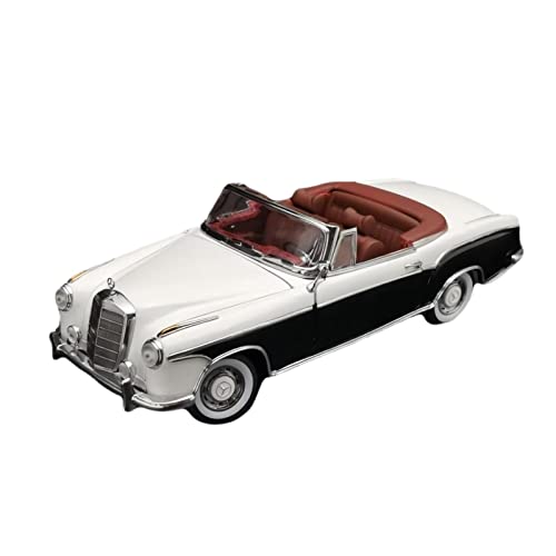 Miniaturmodelle Für Mercedes-Benz 220SE 1958 1 18 Weiße Legierung Cabrio Modell Erwachsene Souvenir Display Fertigmodell von CHENXIAOLAN