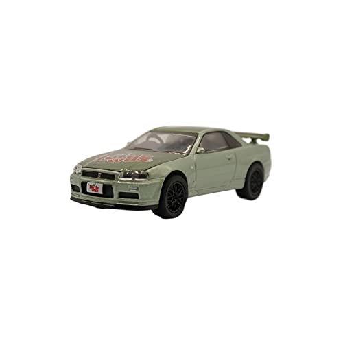 Miniaturmodelle Für Nissan Skyline GT-R 2000 1 64 Legierung Automodell Dekoration Display Jungen Spielzeug Geschenk Fertigmodell von CHENXIAOLAN