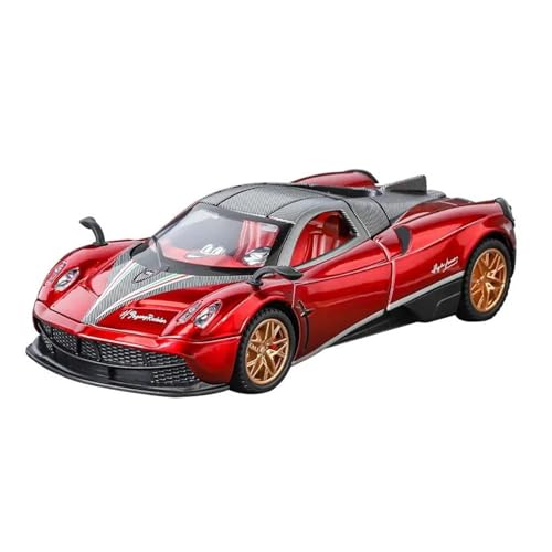 CHENXIAOLAN Miniaturmodelle Für Pagani Huayra BC Supersportwagen, Muscle-Car-Modell Aus Legierung, Sound Und Licht, Pullback-Spielzeug, 1 32 Fertigmodell von CHENXIAOLAN