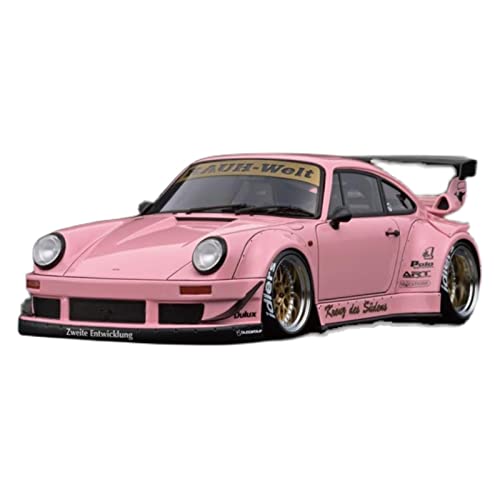 Miniaturmodelle Für Porsche 930 RWB 1 18 Rosa Harz Automodell Fahrzeug Geschenke Souvenir Dekoration Display Fertigmodell von CHENXIAOLAN