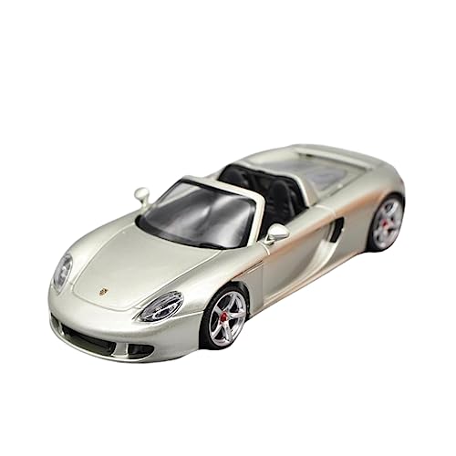 Miniaturmodelle Für Porsche Carrera GT 1:43 Sportwagenmodell Aus Legierung. Klassische Auto-Memorabilien-Sammlung Für Erwachsene Fertigmodell (Color : A) von CHENXIAOLAN