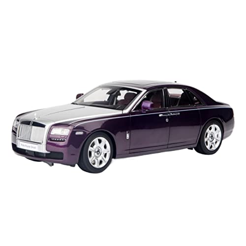 Miniaturmodelle Für Rolls-Royce Ghost Extended Edition Purple Und Silver Alloy Car Model 1 18 Fertigmodell von CHENXIAOLAN