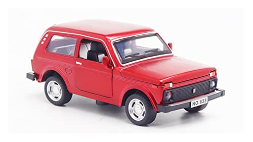 CHENXIAOLAN Miniaturmodelle Für Russian Classic Car 1 32 Hochsimuliertes Automodell Spielzeug Kinderheimdekoration Fertigmodell(Rot) von CHENXIAOLAN