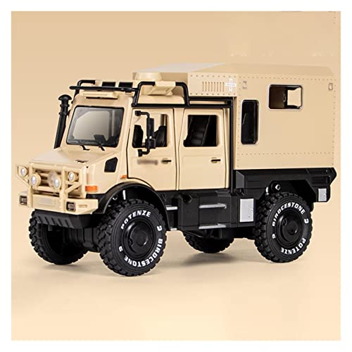 Miniaturmodelle Für Unimog Climber 1 28 Simulation Diecast Legierung Automodell Sound and Light Boys Toys Vehicle Gifts Fertigmodell(Yellow) von CHENXIAOLAN