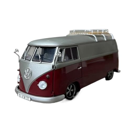 CHENXILONG Auto-Montagesatz 1:18 Für VW T1b Bus Lowrider Van Legierung Automodell Mit Offener Tür Begrenzte Sammlungen Als Statisches Ausstellungsmodell Bürodekoration von CHENXILONG