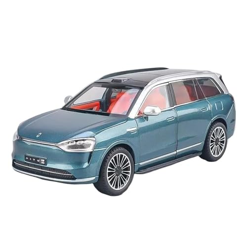 CHENXILONG Auto-Montagesatz 1:24 Für SERES AITO M9 SUV Legierung Auto Modell Diecast Metall Miniatur Auto Sound Licht Sammlerstücke Fahrzeug Geschenk Bürodekoration(Blau) von CHENXILONG