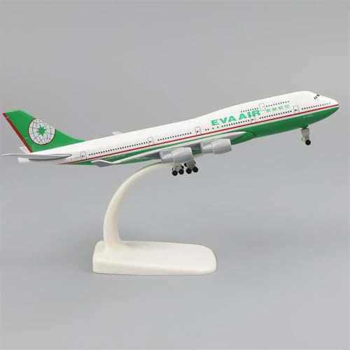 Für China Taiwan B747 20 cm 1:400 Legierungsflugzeug Mit Fahrwerk, Sammlergeschenke (Size : Evergreen) von CHEWYZ