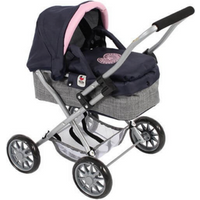 CHIC 2000 555 26 Mini-Kuschelwagen SMARTY navy-grau von CHIC 2000 BAYER