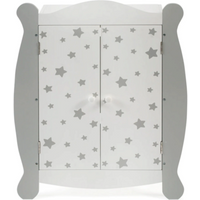 CHIC2000 519 95 Puppen-Kleiderschrank, Stars grey von CHIC 2000 BAYER