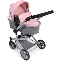 CHIC2000 595-15 Kombi-Puppenwagen MIKA Melange grau-rosa von CHIC 2000 BAYER