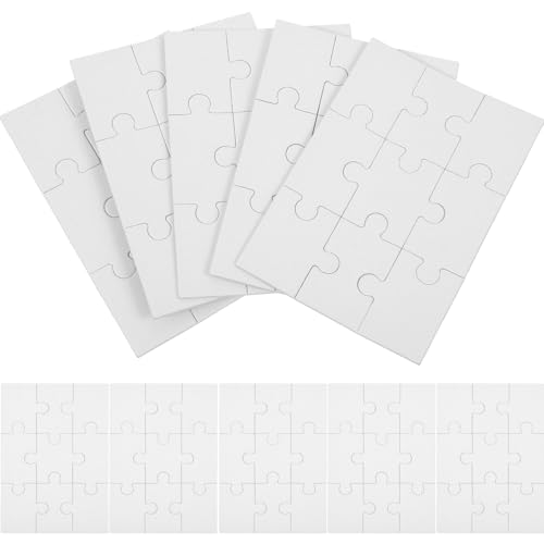 CHICAMPERA 10 Blatt Teiliges Blanko Puzzle Holz und Papier Stabile DIY zeichenpuzzle für Fördert Kreativität Hand Auge koordination zum Bemalen für Geburtstag und Freizeitspaß CHICAMPERA 10 Blatt Teiliges Blanko Puzzle Holz und Papier Stabile DIY zeichenpuzzle für Fördert Kreativität Hand Auge koordination zum Bemalen für Geburtstag und Freizeitspaß von CHICAMPERA