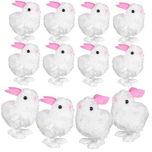 CHICAMPERA 12 Stück Teiliges Kaninchen Aufziehspielzeug Realistisch Gestaltete Wind Up Figuren Vielseitige Dekoration und Party Mitgebsel Einfach zu Bedienen als Schreibtischornament und CHICAMPERA 12 Stück Teiliges Kaninchen Aufziehspielzeug Realistisch Gestaltete Wind Up Figuren Vielseitige Dekoration und Party Mitgebsel Einfach zu Bedienen als Schreibtischornament und von CHICAMPERA