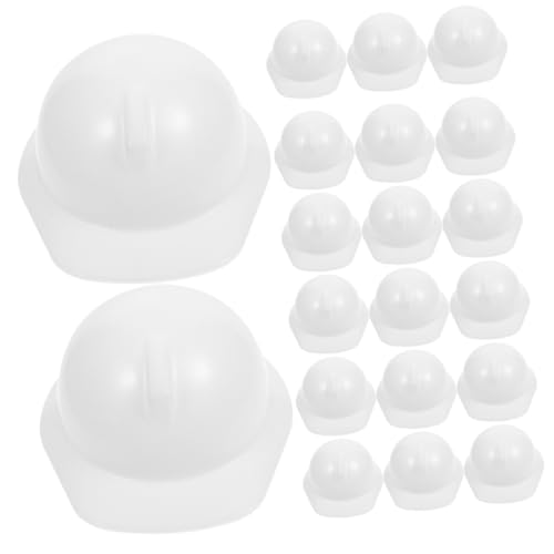 CHICAMPERA 20 Stck Miniatur Puppenhelm Weißer Sicherheitshelme für Puppen Verstellbare Bauhelme für Kostüme und Kreative Bastelprojekte Robustes Sicheres Design für Verschiedene Anlässe CHICAMPERA 20 Stck Miniatur Puppenhelm Weißer Sicherheitshelme für Puppen Verstellbare Bauhelme für Kostüme und Kreative Bastelprojekte Robustes Sicheres Design für Verschiedene Anlässe von CHICAMPERA