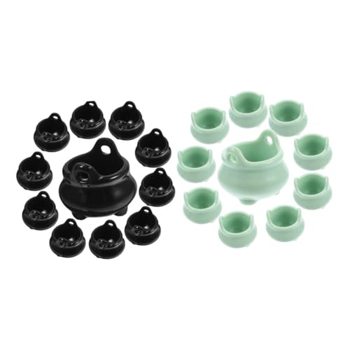 CHICAMPERA 20stücke Mini Cauldron Töpfe Für Halloween-dekorationen Kleine Zaubertränke Kreative Requisiten Für Kinderpartys Miniatur-accessoires Für Originelle Tischgestaltungen Und CHICAMPERA 20stücke Mini Cauldron Töpfe Für Halloween-dekorationen Kleine Zaubertränke Kreative Requisiten Für Kinderpartys Miniatur-accessoires Für Originelle Tischgestaltungen Und von CHICAMPERA