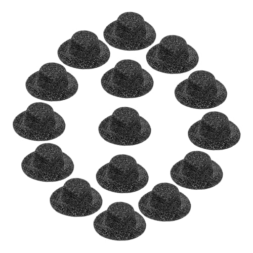 CHICAMPERA 20 Stück Teiliges Mini Jazz Hut Kleine Miniatur Hüte für DIY Bastelprojekte Leichte Puppenhut Dekorationen Vielseitig für Party Puppenhaus und Kreative Schmuckgestaltung Schwarzes CHICAMPERA 20 Stück Teiliges Mini Jazz Hut Kleine Miniatur Hüte für DIY Bastelprojekte Leichte Puppenhut Dekorationen Vielseitig für Party Puppenhaus und Kreative Schmuckgestaltung Schwarzes von CHICAMPERA