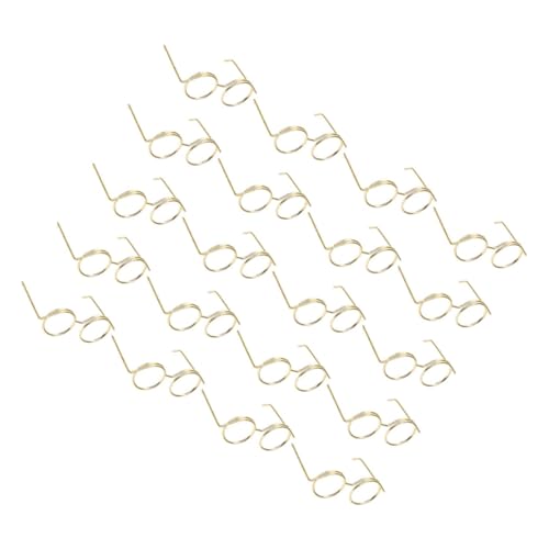 CHICAMPERA 20 Stück Teiliges Mini Puppenbrillen aus Metall ohne Gläser Runde Linsenlose Doll Glasses für DIY Puppenhaus Zubehör Kreative Verkleidung und Rollenspiel Accessoires CHICAMPERA 20 Stück Teiliges Mini Puppenbrillen aus Metall ohne Gläser Runde Linsenlose Doll Glasses für DIY Puppenhaus Zubehör Kreative Verkleidung und Rollenspiel Accessoires von CHICAMPERA